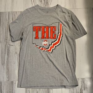 Top of the World Gray V-Neck Tee